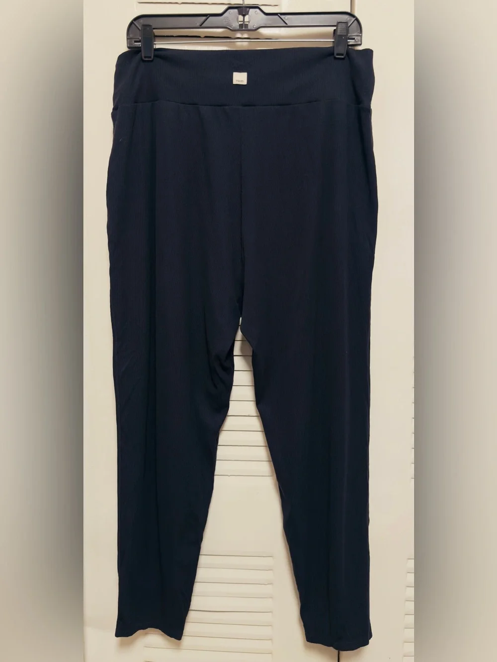 Vuori Lux Pleated High-Waist Harem Jogger Pants X-Large Black - Picture 3 of 7